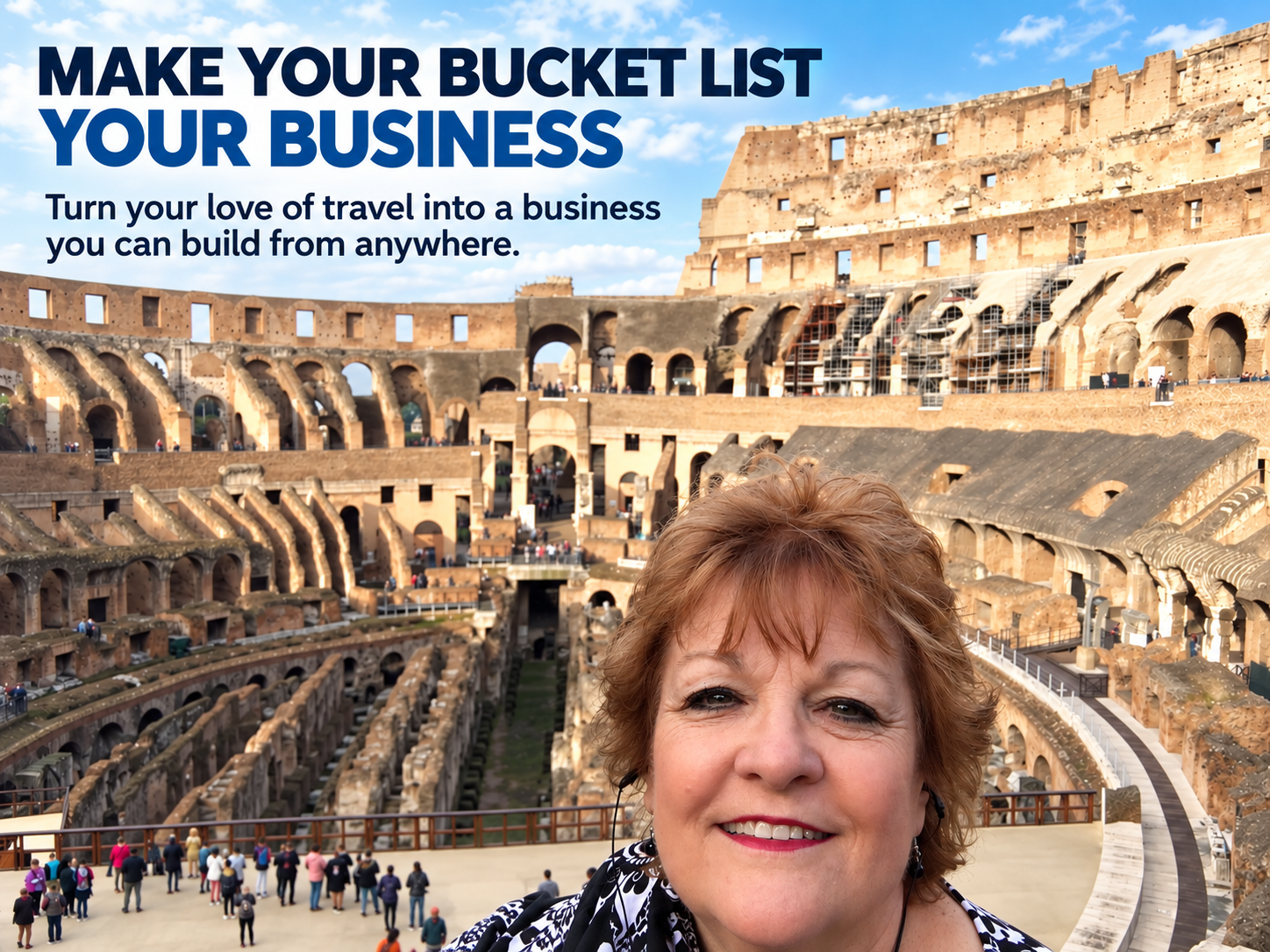 Make your bucket list your business. Turn your love of travel into a business you can build from anywhere.