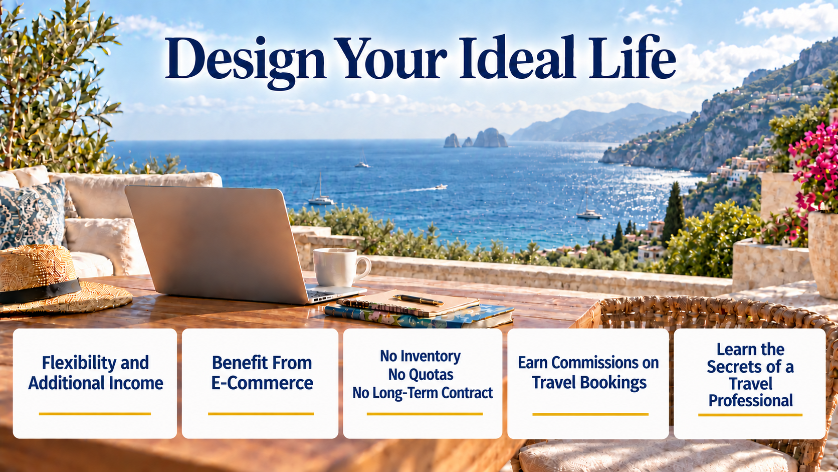 Design your ideal life with flexible travel business opportunities