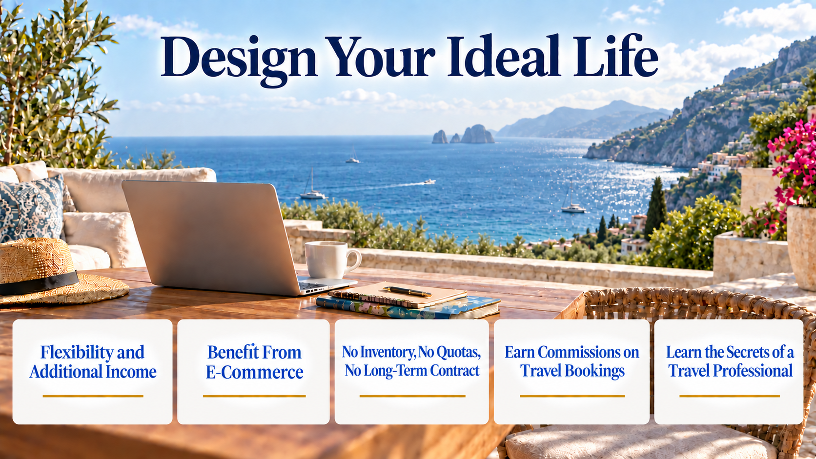 Design a life with more time income and flexibility