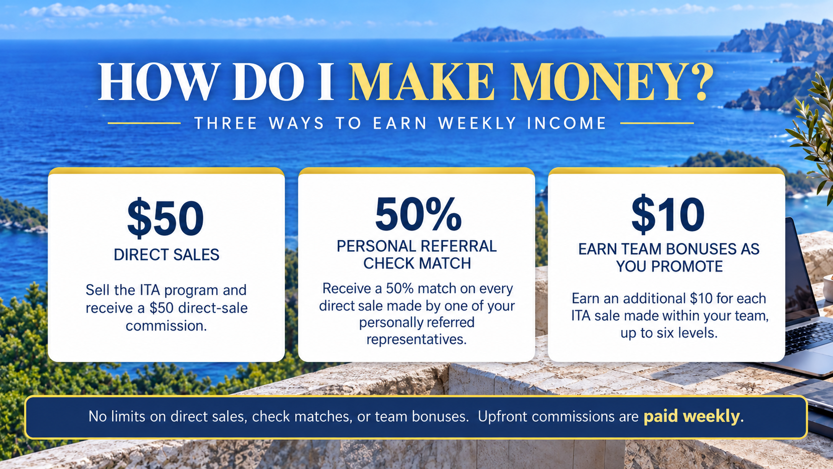Three ways to earn with PlanNet Marketing