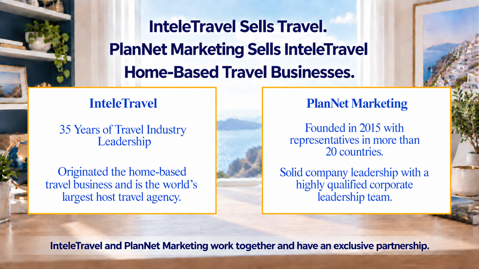Comparison of InteleTravel and PlanNet Marketing